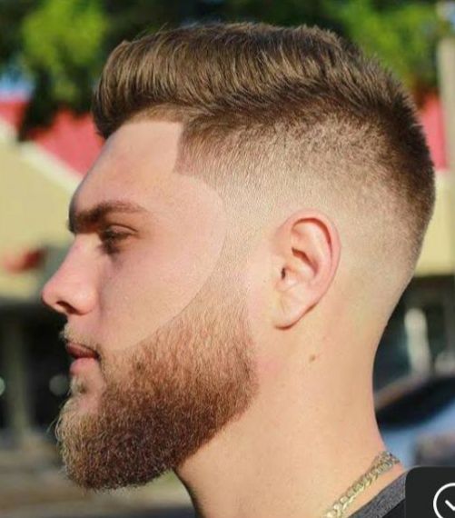 Degradê + barba